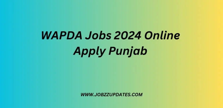 WAPDA Jobs 2024 Online Apply Punjab