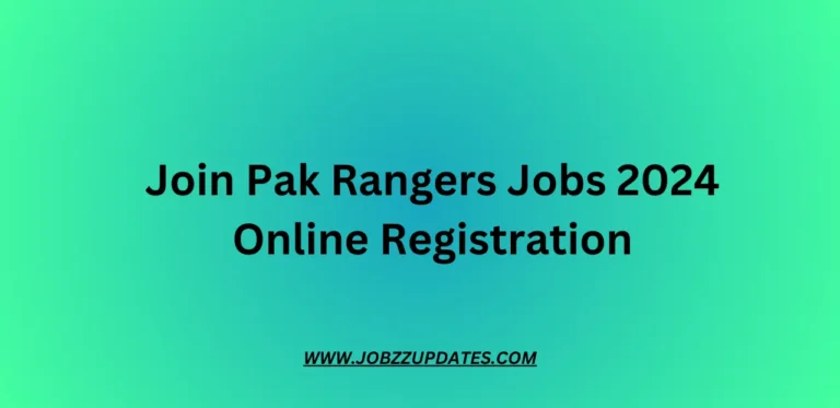 Join Pak Rangers Jobs 2024 Online Registration